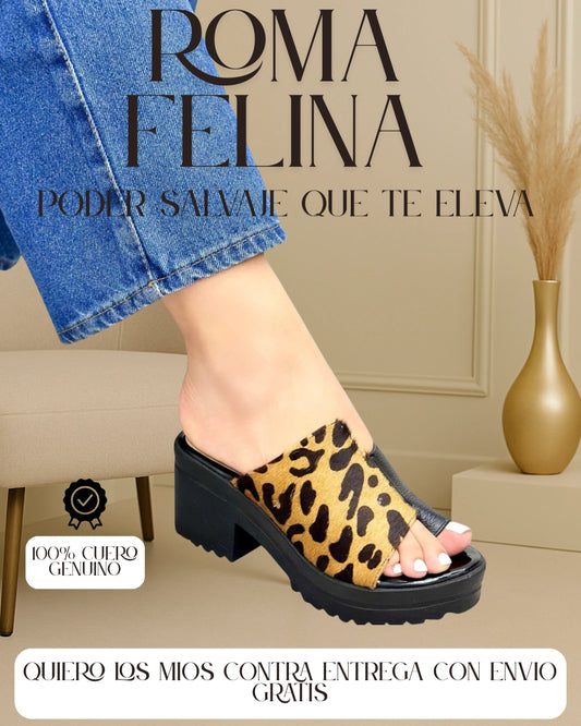 Sandalia ROMA FELINA – Cuero genuino