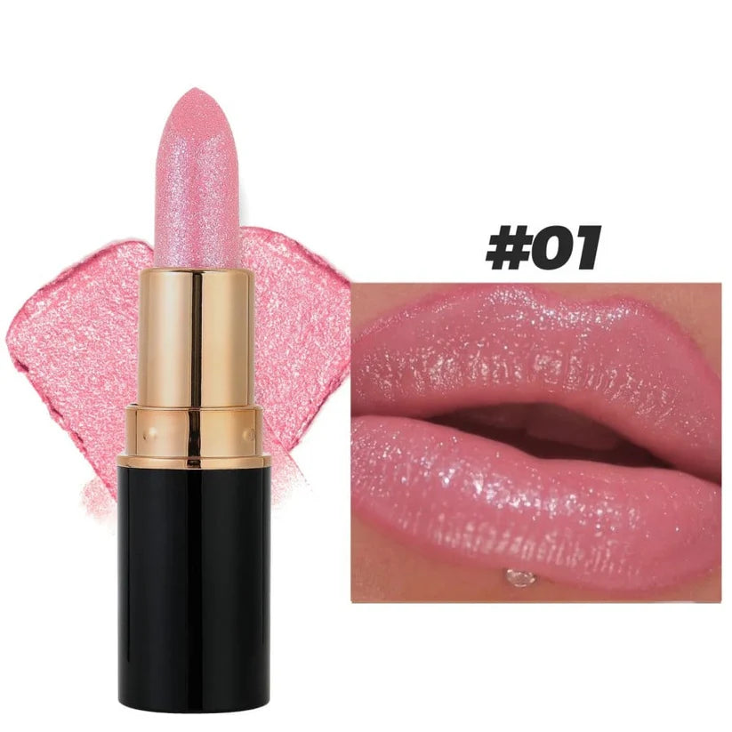 💖🔥Brillo Labial con Purpurina & Diamantes – KIT x 6 (A Prueba de Agua)