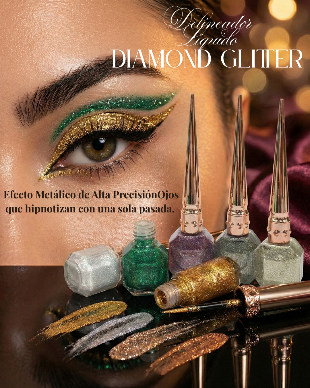 Delineador Líquido Diamond Glitter