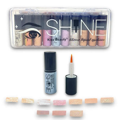 ✨Delineador glitter - KIT x 5 a prueba de agua