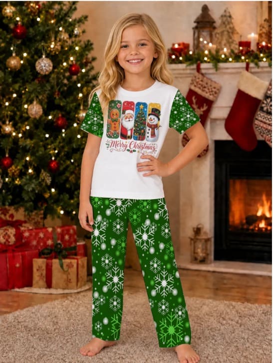 Pijama Navidad Merry Crhistma niña❄️