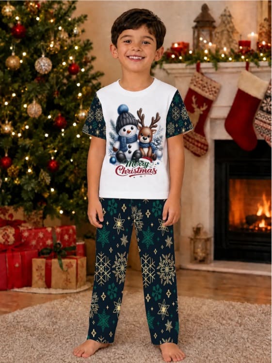 Pijama Navidad Copo-reno niño☃️